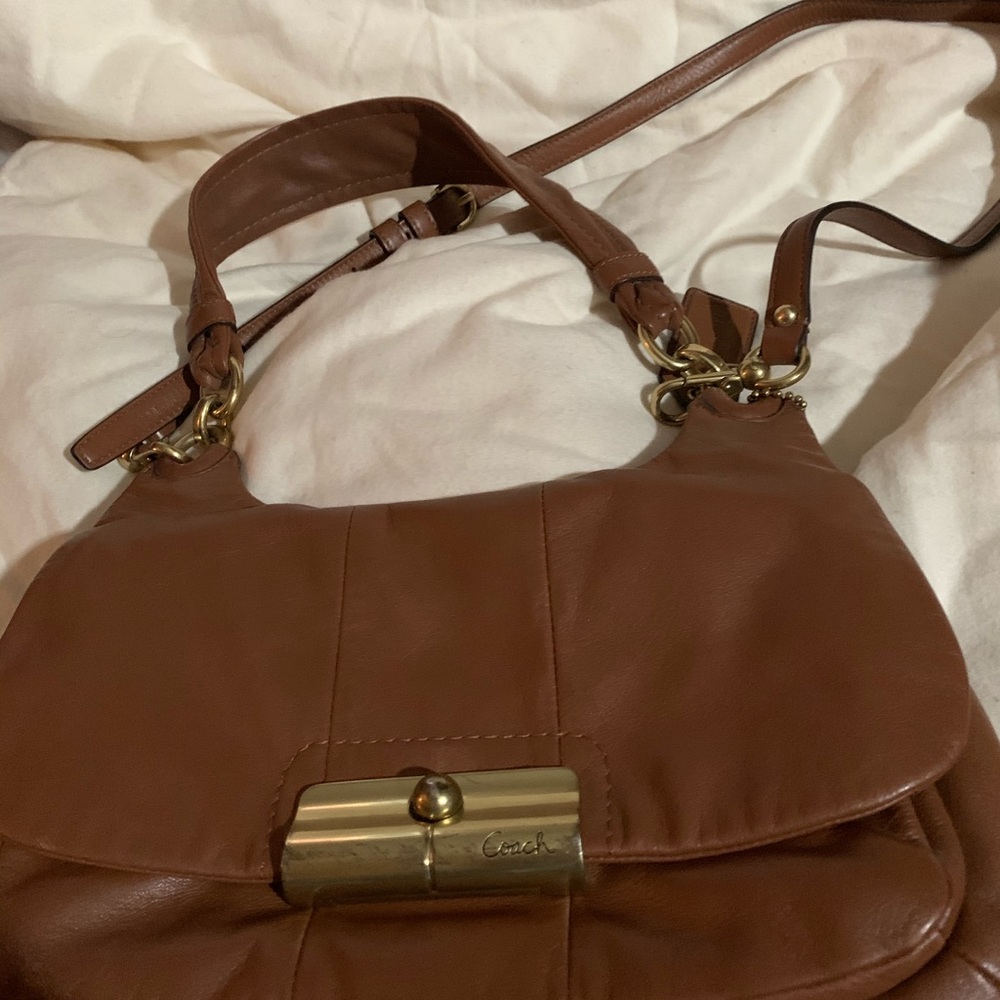 A Coach Kristin Hippie handbag.